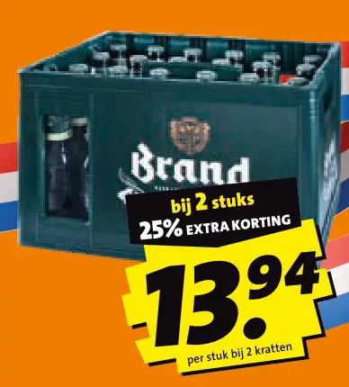 Aanbieding: Brand krat