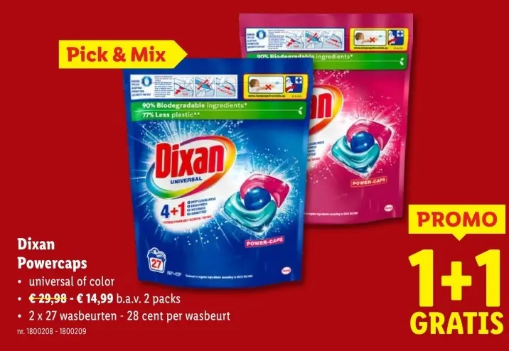 Aanbieding: Dixan Powercaps