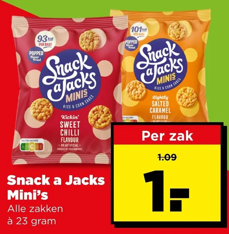 Aanbieding: Snack a Jacks Mini's