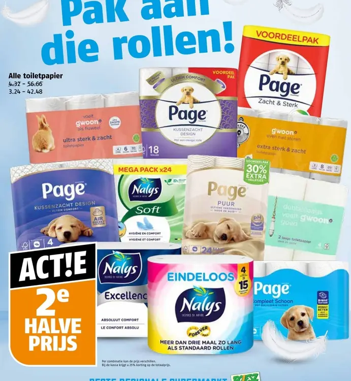 Aanbieding: Alle toiletpapier