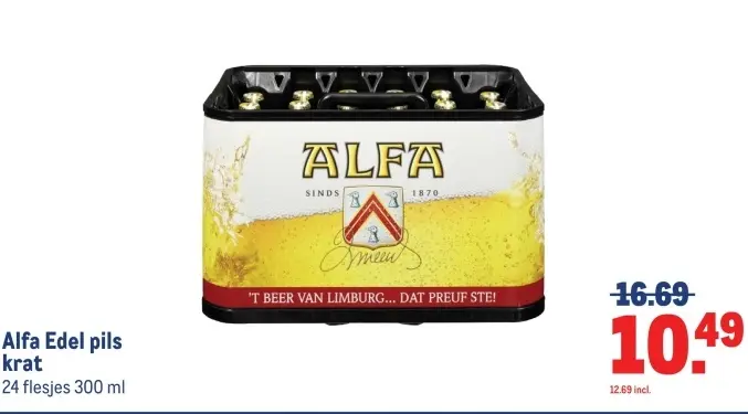 Aanbieding: Alfa Edel pils