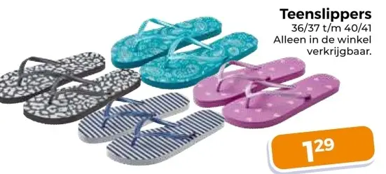 Aanbieding: Teenslippers