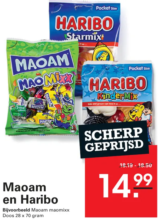 Aanbieding: Maoam en Haribo