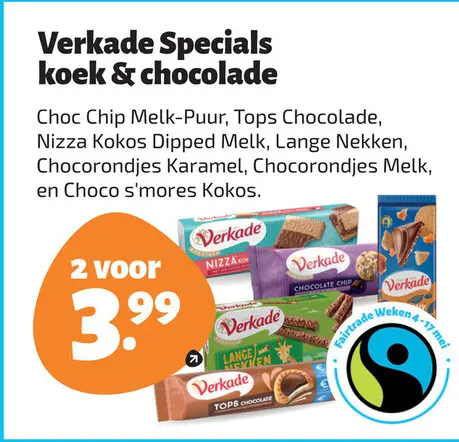 Aanbieding: Verkade Specials koek & chocolade