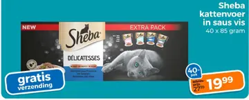 Aanbieding: Kattenvoer in saus vis