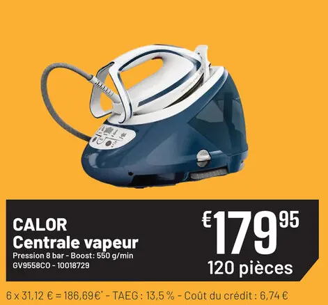 Offre: Centrale vapeur