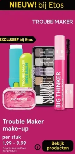 Aanbieding: Trouble Maker make-up