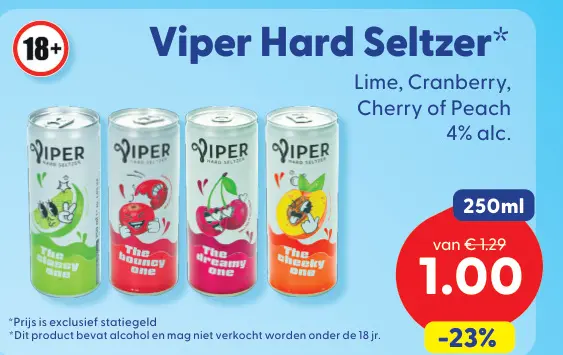 Aanbieding: Viper Hard Seltzer