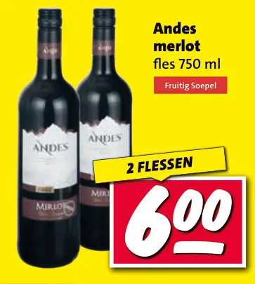 Aanbieding: Andes merlot