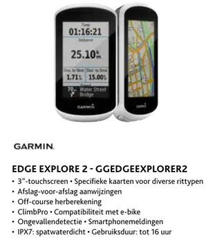 Aanbieding: Edge explore 2 - ggedgeexplorer2