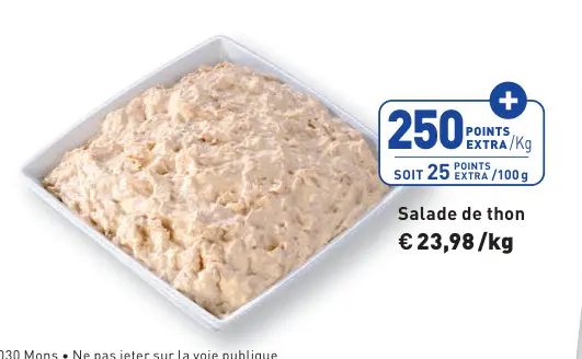 Offre: Salade de thon