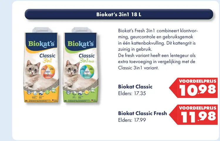 Aanbieding: Biokat Classic of Classic Fresh
