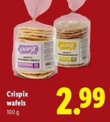 Aanbieding: Crispix wafels