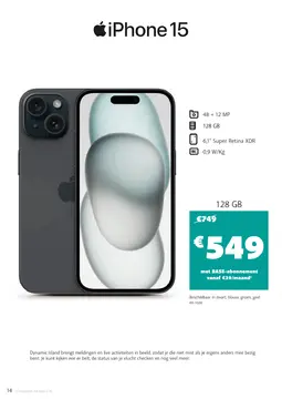 Aanbieding: iPhone 15