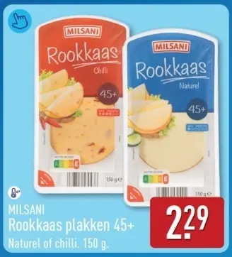 Aanbieding: Rookkaas plakken 45+