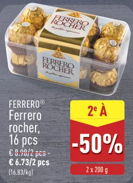 Offre: Ferrero rocher