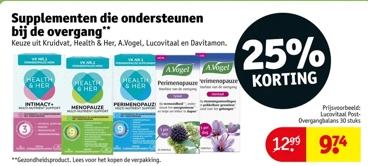Aanbieding: Lucovitaal Post-Overgangbalans