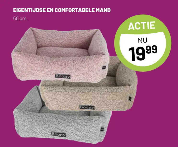 Aanbieding: Eigentijdse en comfortabele mand