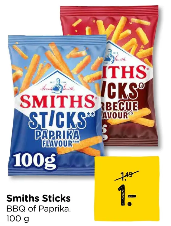 Aanbieding: Smiths Sticks