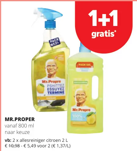 Promotie: Mr. Proper