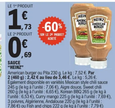 Offre: Sauce