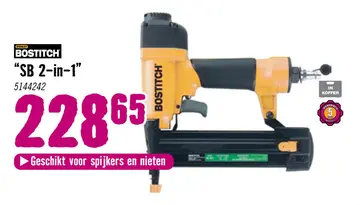 Aanbieding: Bostitch SB 2-in-1