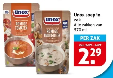 Aanbieding: Unox soep