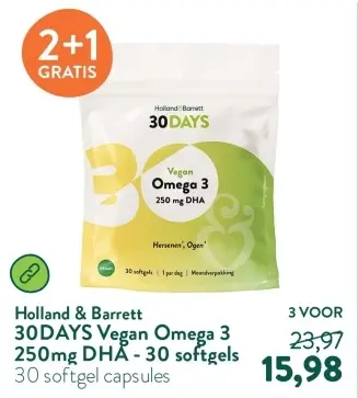 Aanbieding: 30DAYS Vegan Omega 3