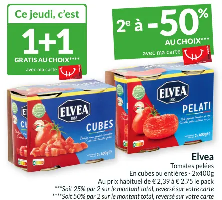 Offre: Tomates pelées