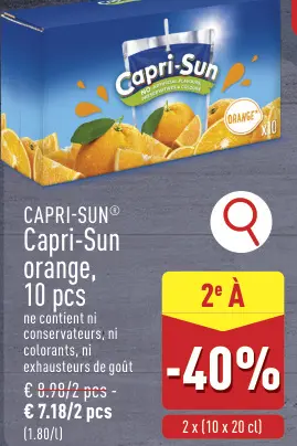 Offre: Capri-Sun orange