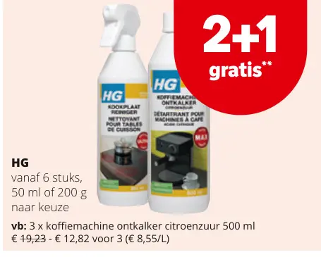 Promotie: Koffiemachine ontkalker citroenzuur