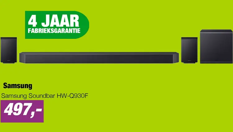 Aanbieding: Samsung Soundbar HW-Q930F