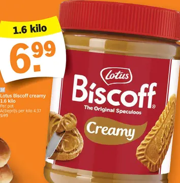 Aanbieding: Lotus Biscoff creamy