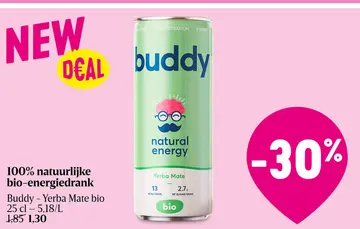 Aanbieding: Buddy - Yerba Mate bio