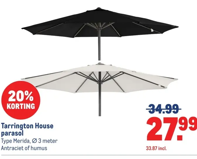 Aanbieding: Tarrington House parasol