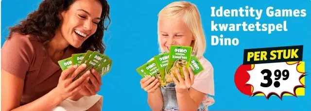 Promotie: kwartetspel Dino