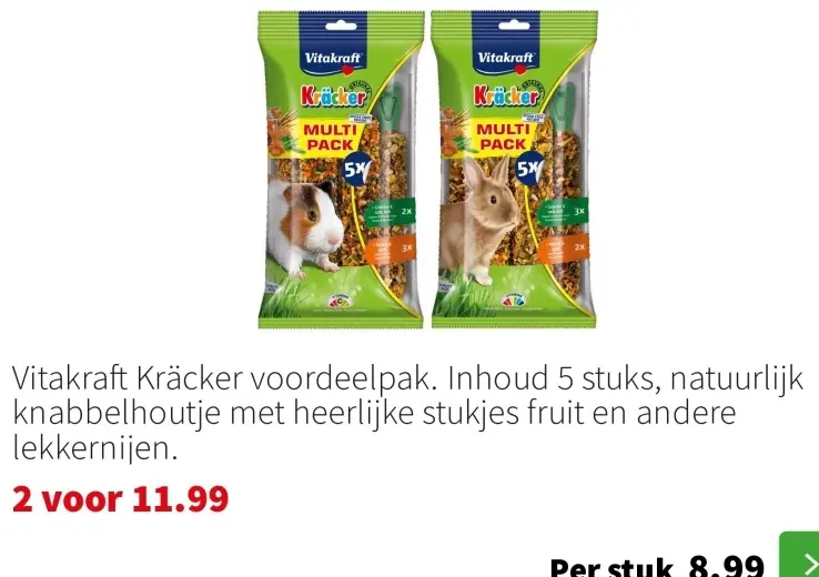 Aanbieding: Vitakraft Kräcker 2 stuks
