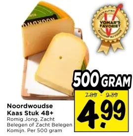 Noordwoudse Kaas Stuk 48+