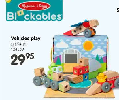 Aanbieding: Blockables Vehicles play