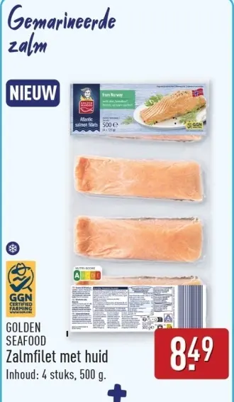 Aanbieding: Zalmfilet met huid
