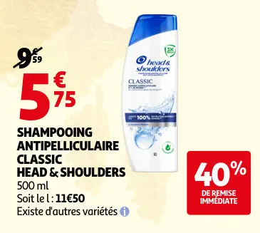 Promotie: Shampooing antipelliculaire classic