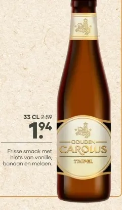 Aanbieding: Gouden carolus tripel