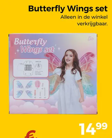 Aanbieding: Butterfly Wings set