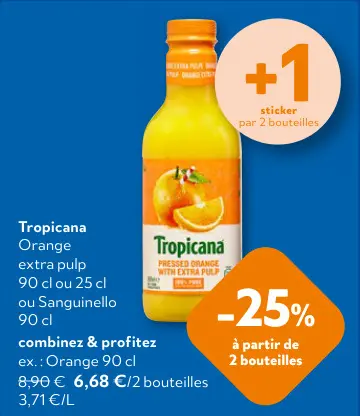 Offre: Orange extra pulp