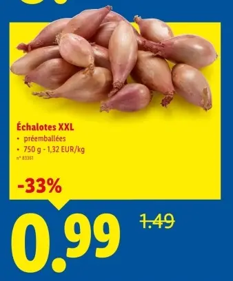 Offre: Échalotes XXL