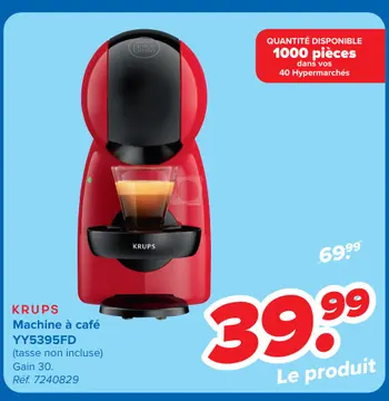 Offre: Machine à café YY5395FD