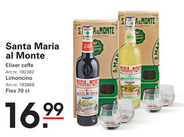 Aanbieding: Santa Maria al Monte Elixer caffe Limoncino