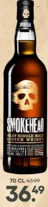 Aanbieding: Smokehead Peated Malt