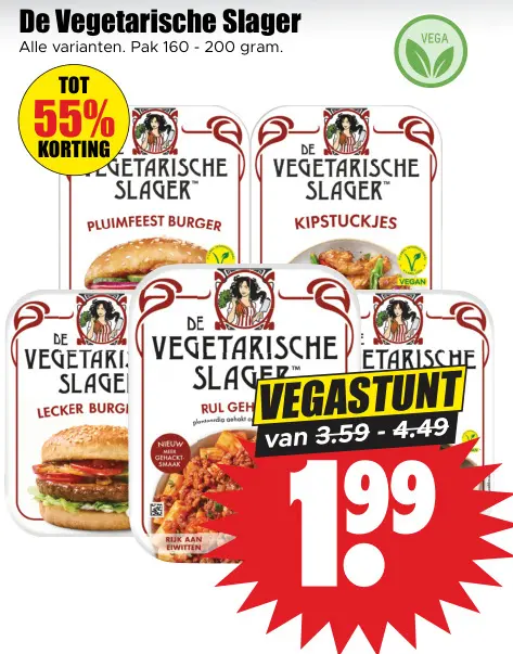 Aanbieding: Vegetarische slager
