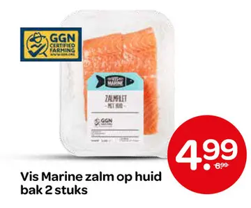 Aanbieding: Vis Marine zalm op huid